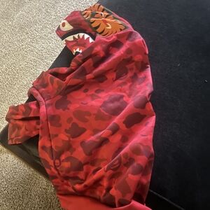 Red Camouflage Men's Lightweight Jacket